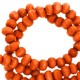 Wooden beads round 4mm Rust red